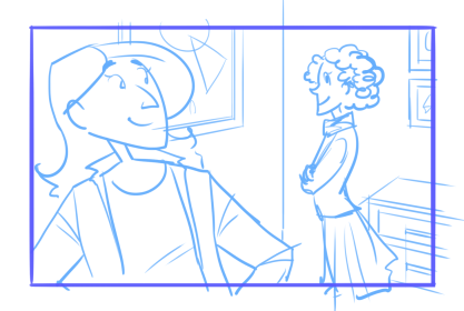 How to draw characters in perspective
