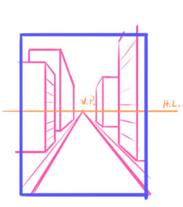 how to place vanishing points