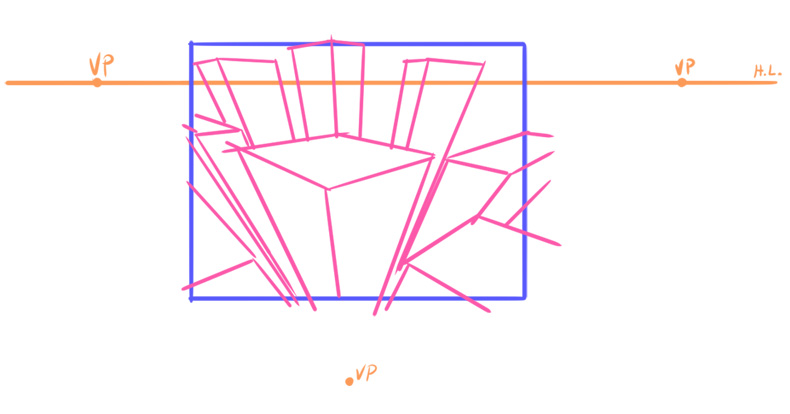 how to place vanishing points