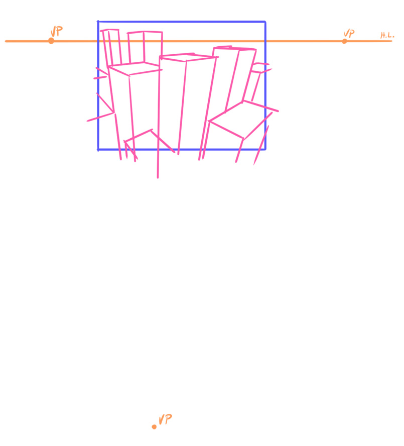 how to place vanishing points