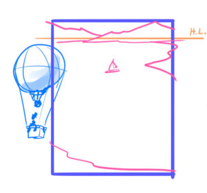 how to place vanishing points