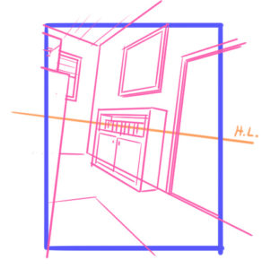 how to place vanishing points